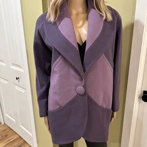 Zelda Paris wool Cashmere Coat Womens Medium